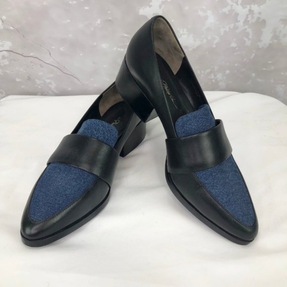 3.1 Phillip Lim Shoes - 3.1 Phillip Lim Quinn Denim & Leather Loafer 39